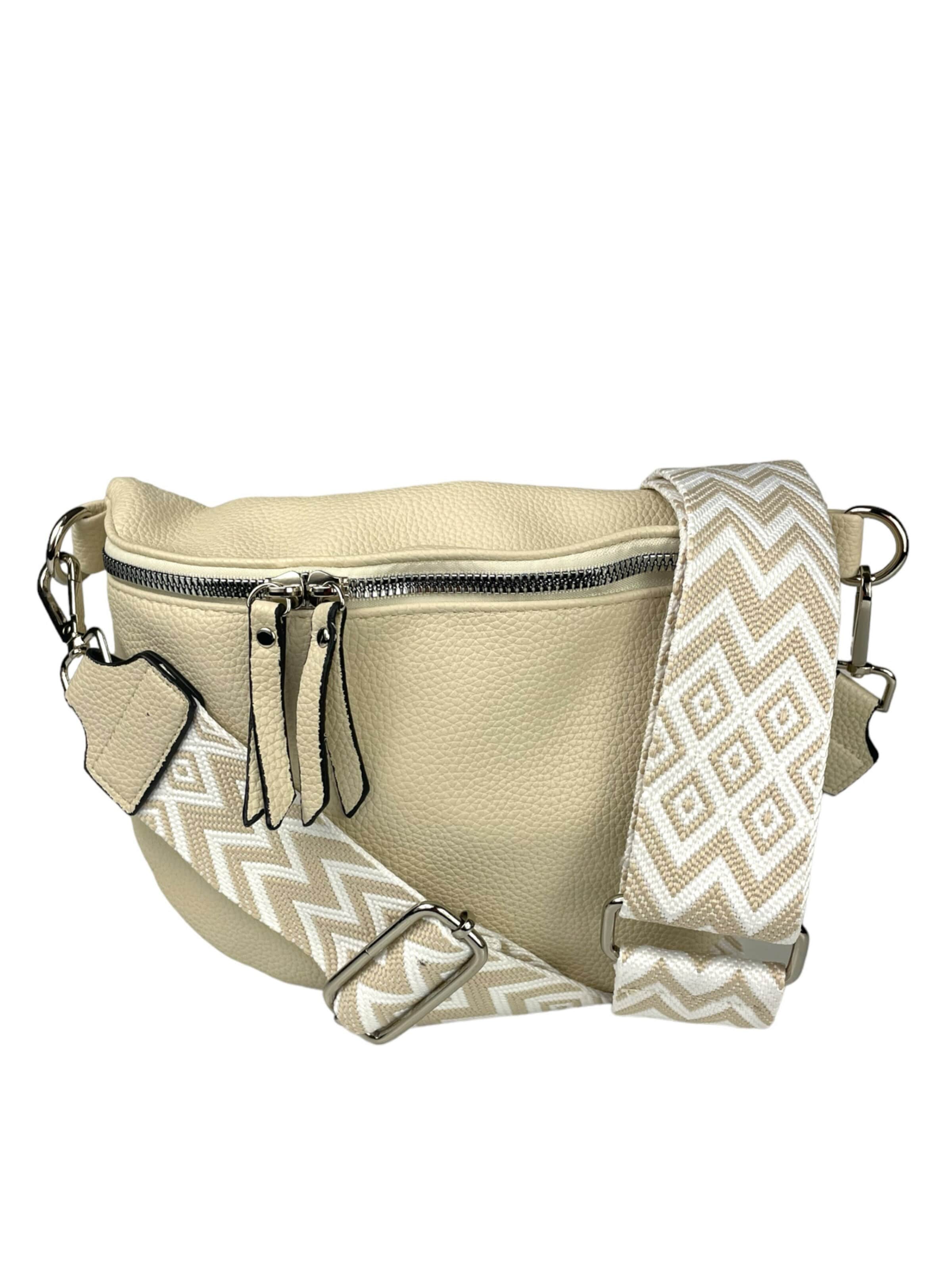Sacs banane Kumixi en beige : devant
