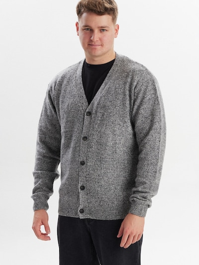 Dxnmxrk Strickjacke 'DXFranker'‌‌‌‌‌‌‌ in grau, Produktansicht