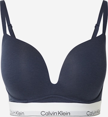 Calvin Klein Underwear Push-up Nedrček | modra barva: sprednja stran