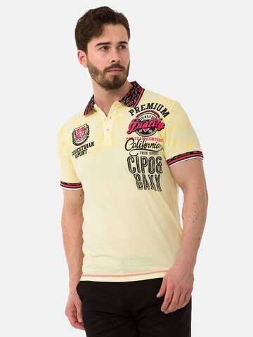 CIPO & BAXX Shirt in Yellow: front