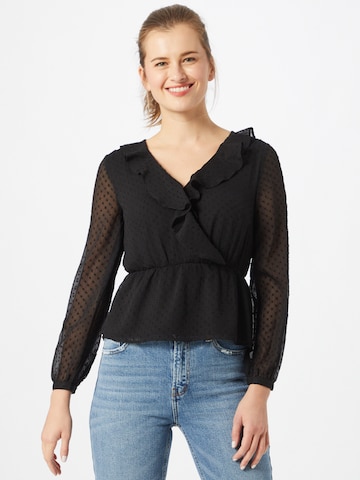 ABOUT YOU Blouse 'Enie' in Zwart: voorkant