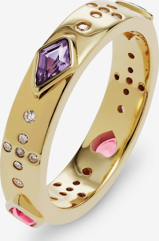 JETTE Ring in Gold: front