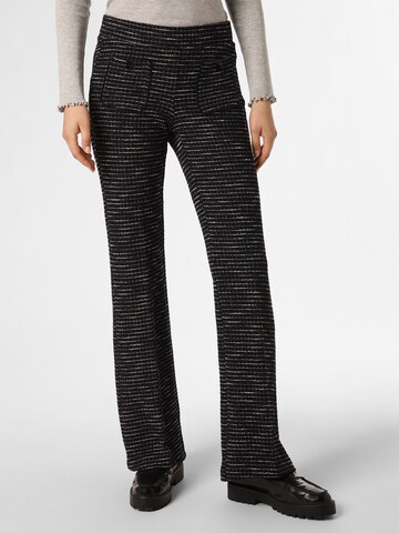 Cambio Regular Pants 'Francis' in Black: front