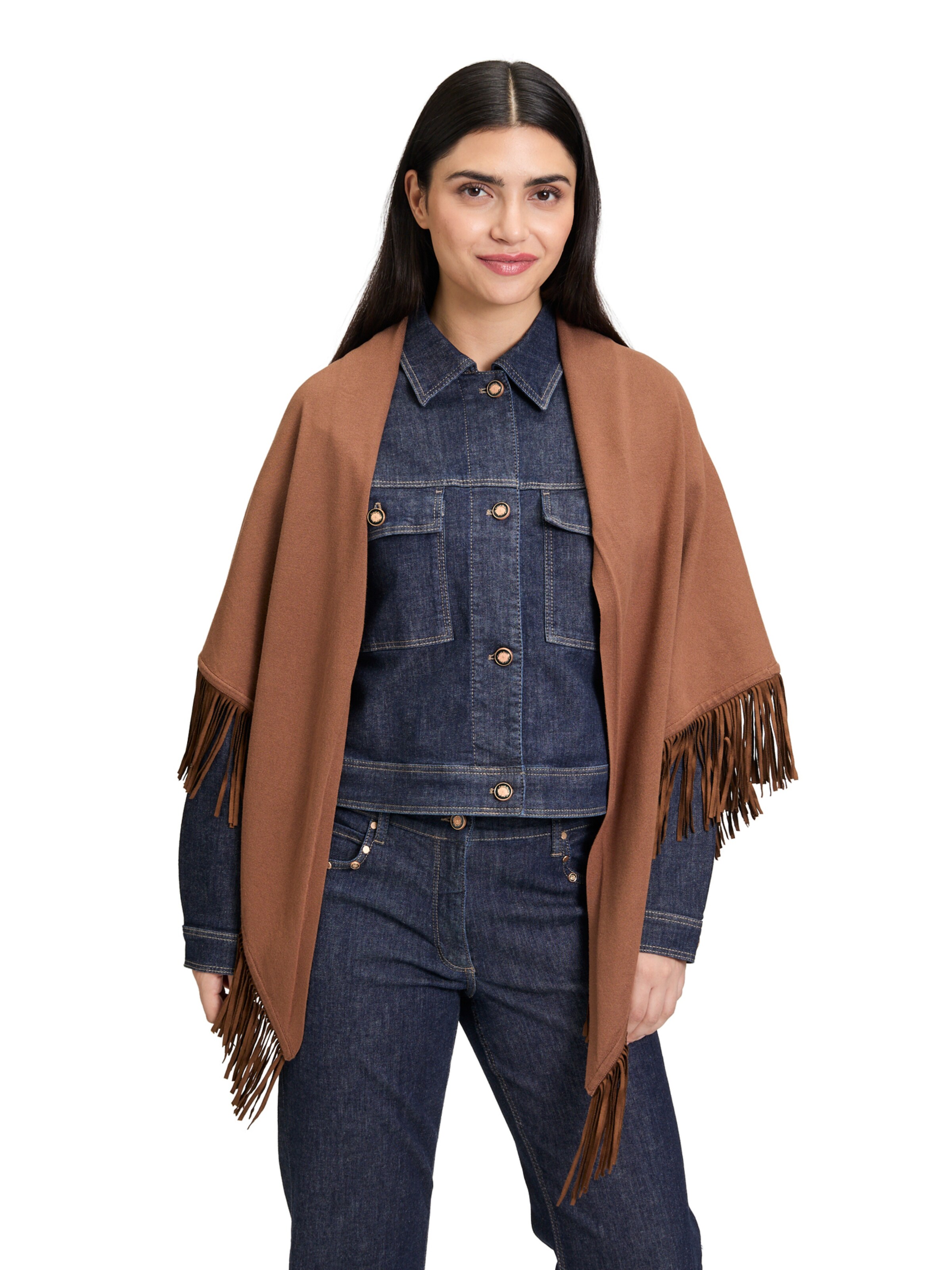 Betty Barclay Sjaal in Bruin: voorkant