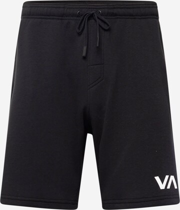 Regular Pantaloni sport de la RVCA pe negru: față