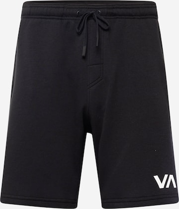 RVCA Regular Sportshorts in Schwarz: predná strana