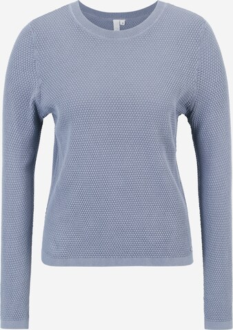 QS Пуловер в синьо: отпред