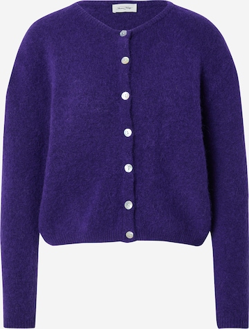 AMERICAN VINTAGEKardigan 'VITOW' - ljubičasta boja: prednji dio