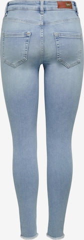 ONLY Skinny Jeans 'Blush' in Blau