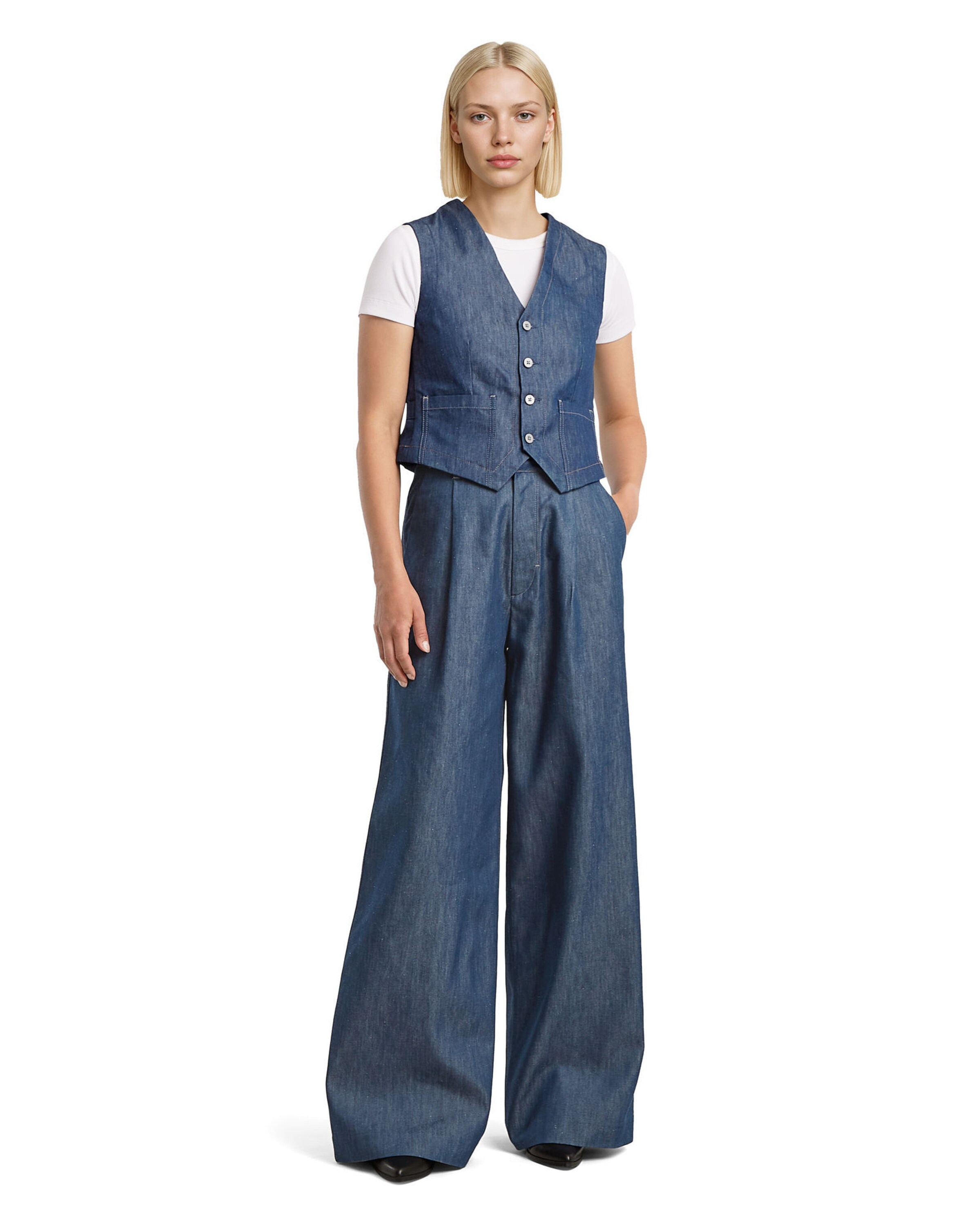 G-STAR Gilet in Blauw