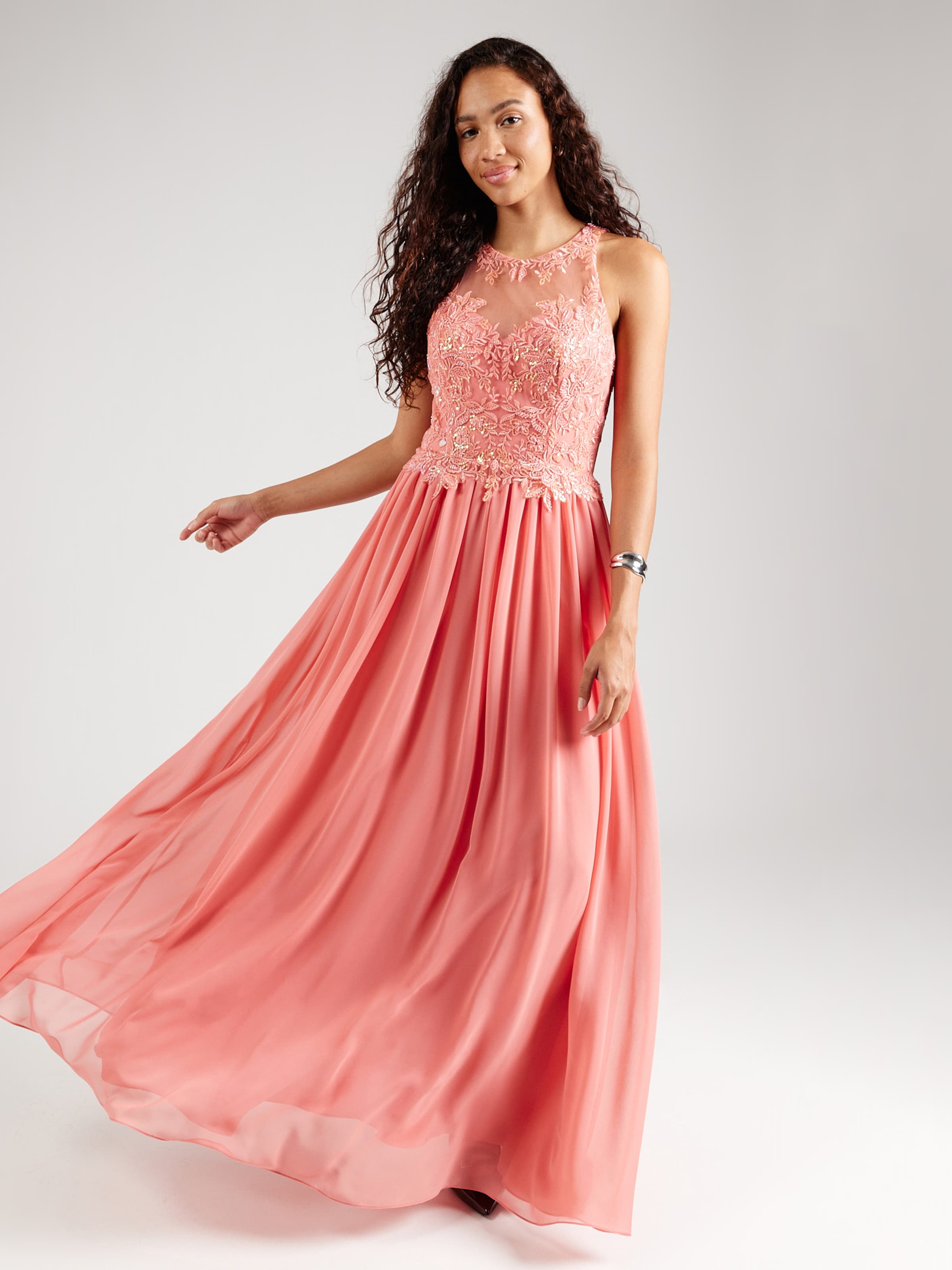 Robe de soiree Laona en Abricot ABOUT YOU