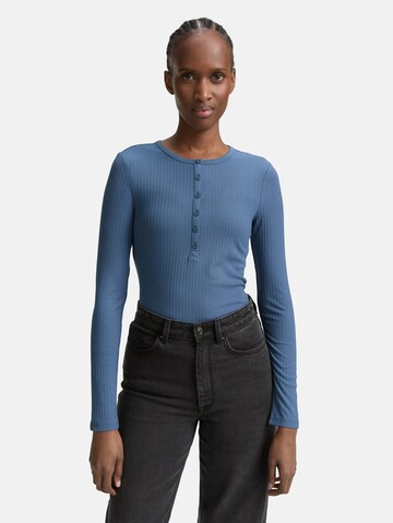 TOM TAILOR DENIM Shirt in Blauw: voorkant