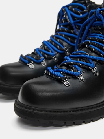 Bottines à lacets Pull&Bear en noir