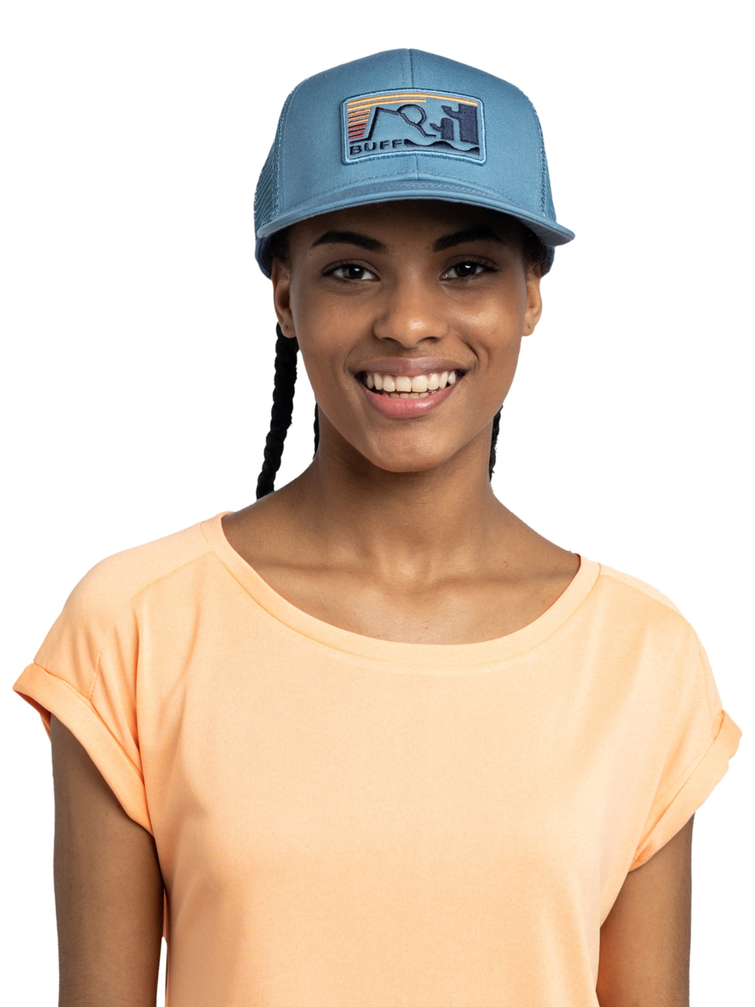 Casquette 'Explore Trucker Cap' BUFF en bleu