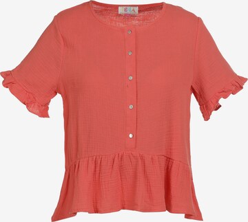 IZIA Blouse in Oranje: voorkant