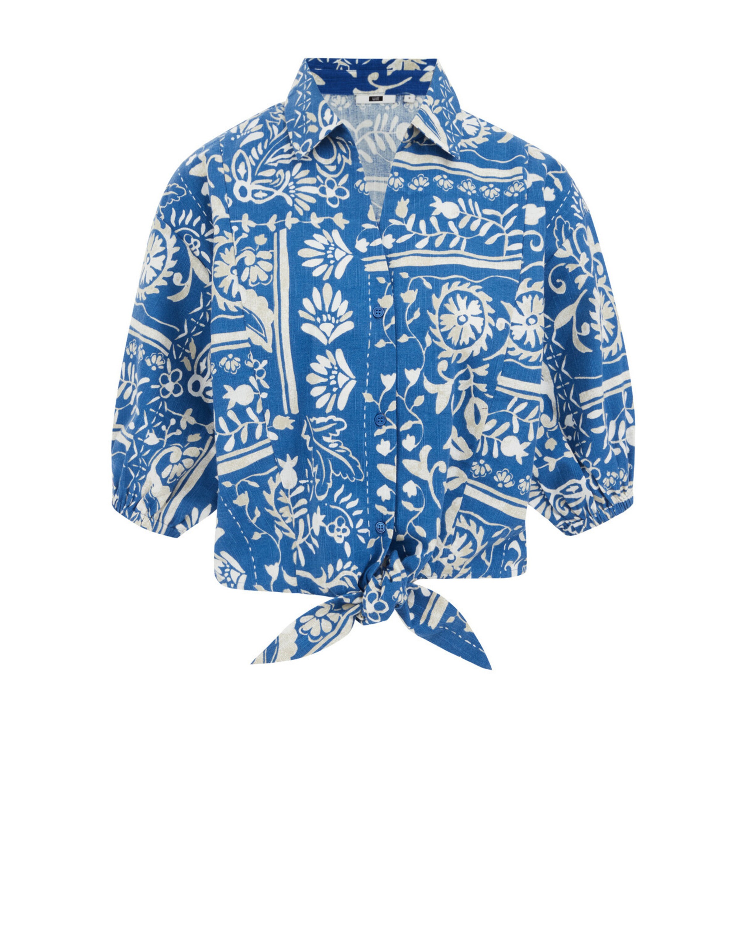 WE Fashion Блуза в синьо: отпред