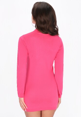 Robes en maille 'Festive' faina en rose