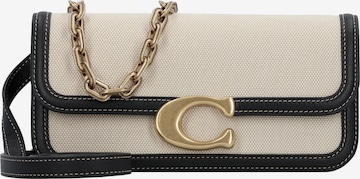 Borsa a spalla di COACH in beige: frontale