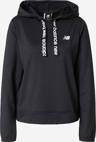 new balance Sports sweatshirt 'Relentless' in Black: front