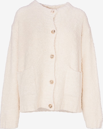 Cardigan 'Jana' Seasons of April en beige : devant