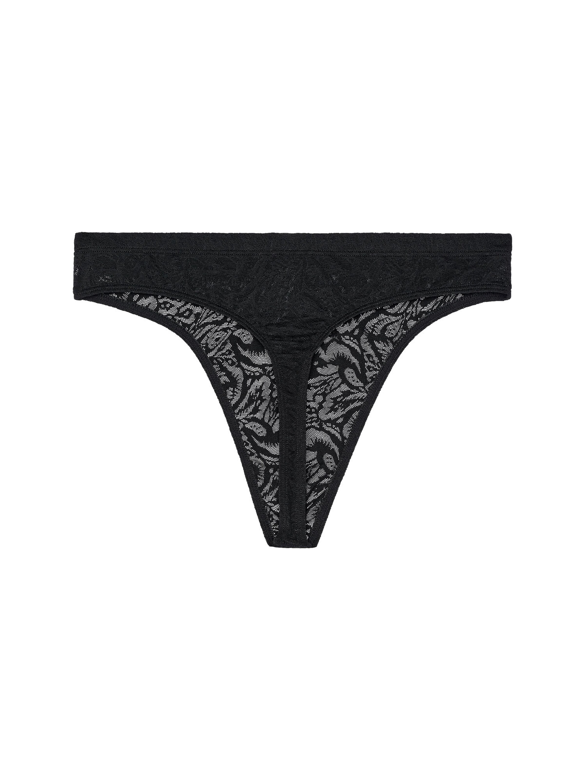 HOM Slip ' Free Cut Lace ' in Black