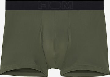 HOM Retro Boxer ' Supersoft ' in Grün: Vorderseite