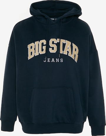 Sweat-shirt 'Rubialsa' BIG STAR en bleu : devant