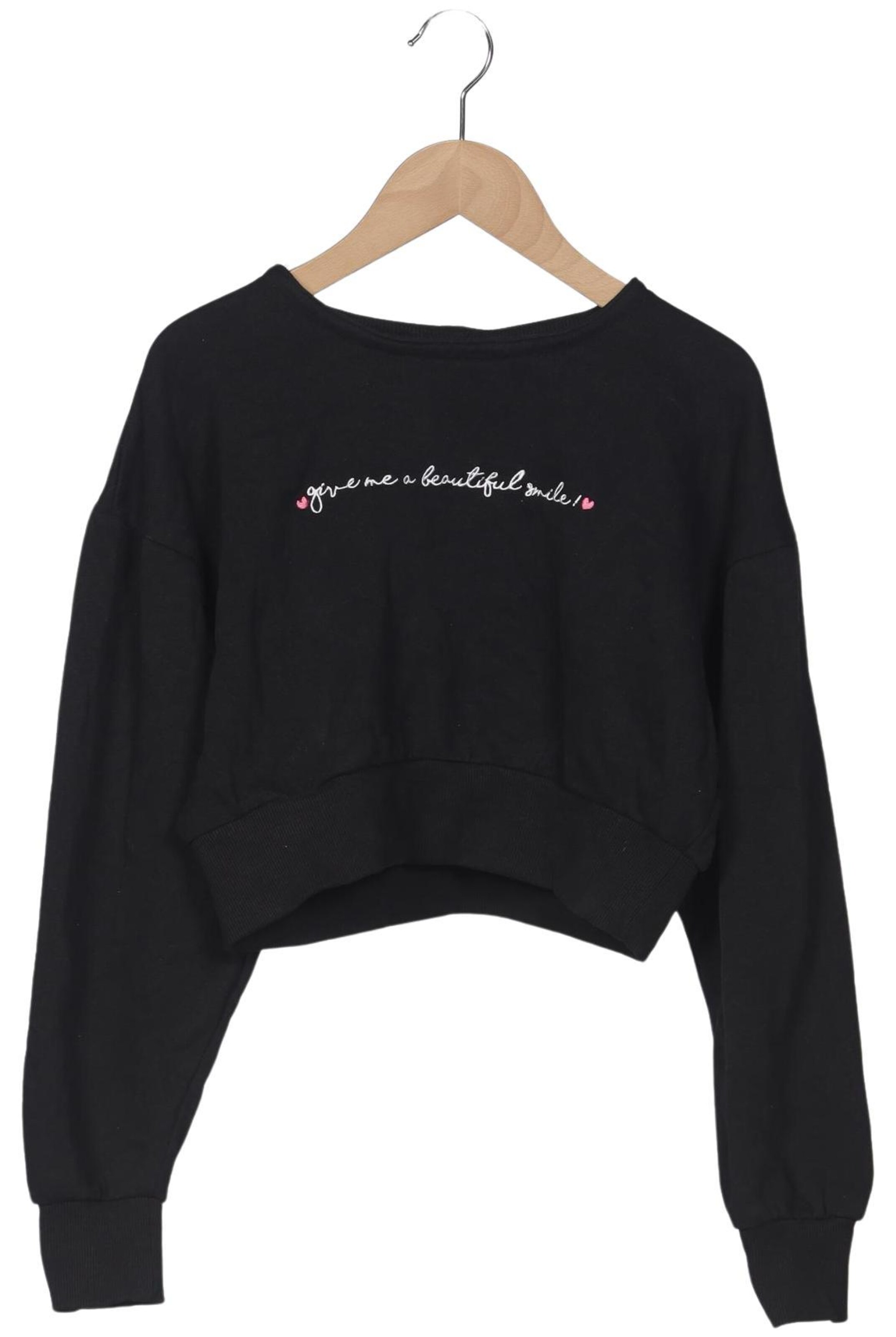 MYMO Sweatshirt & Zip-Up Hoodie in S in Black: front