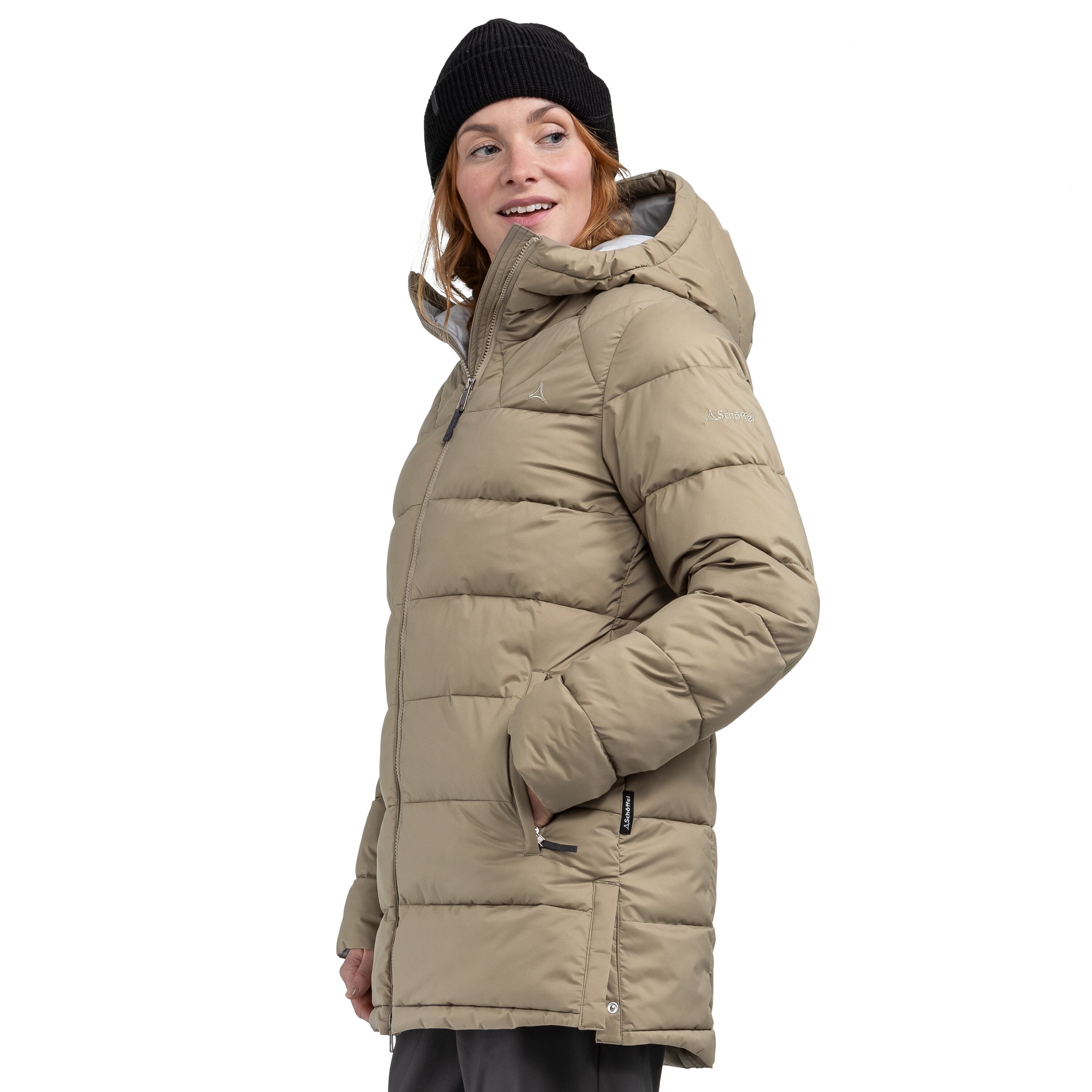 Schöffel Outdoorjas 'Boston' in Beige