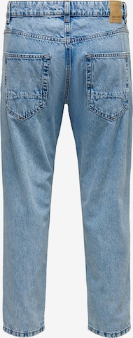 Only & Sons Loosefit Jeans 'Avi Beam' in Blauw