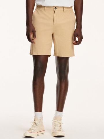 Shiwi Regular Chino 'Jack' in Beige: voorkant