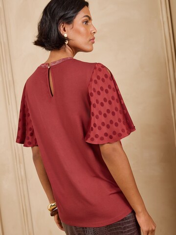 Camicia da donna di love & roses in rosso