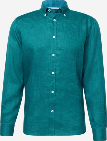 s.Oliver Button Up Shirt in Green: front