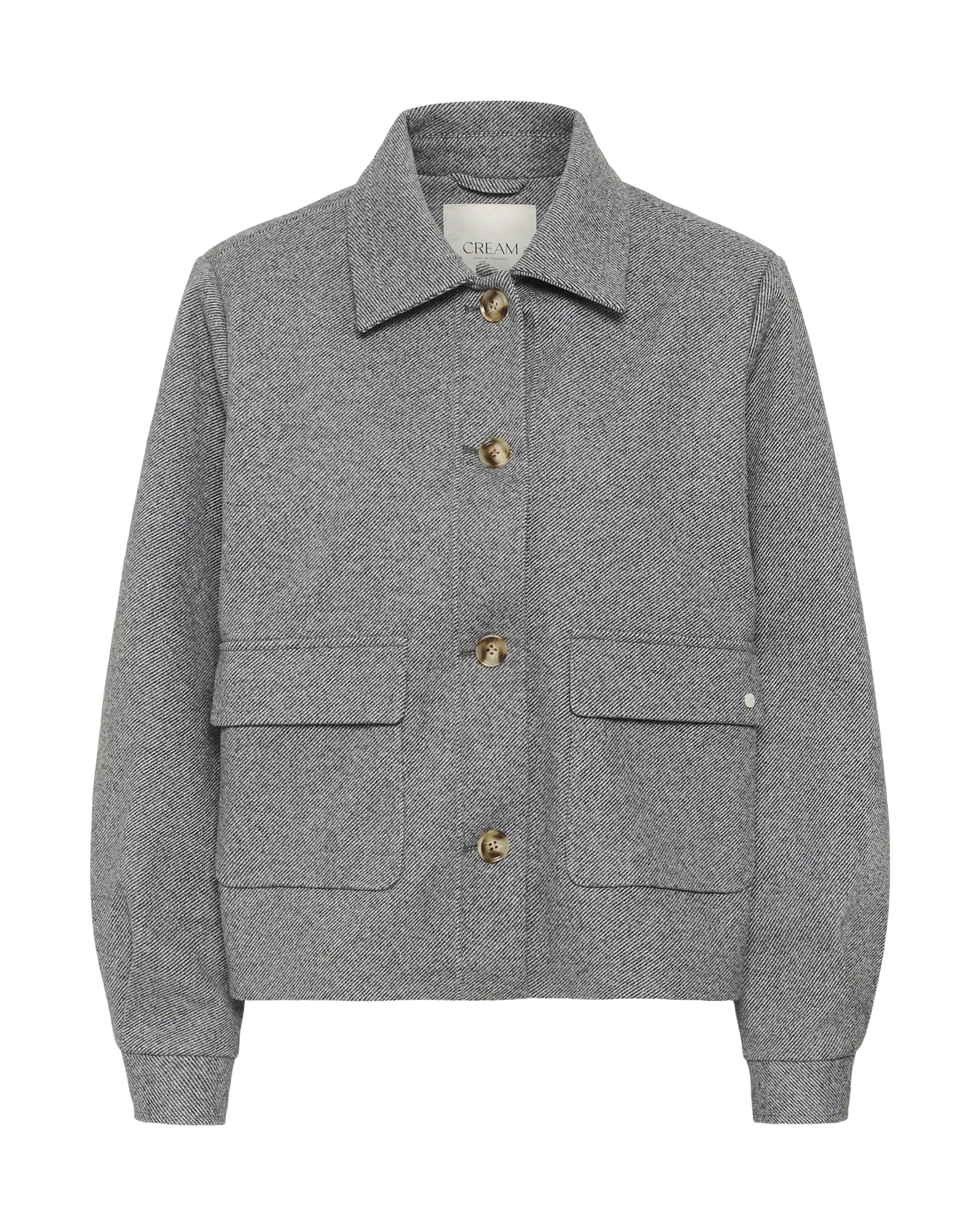 Cream Jacke  'Jaze ' in Grau: Vorderseite