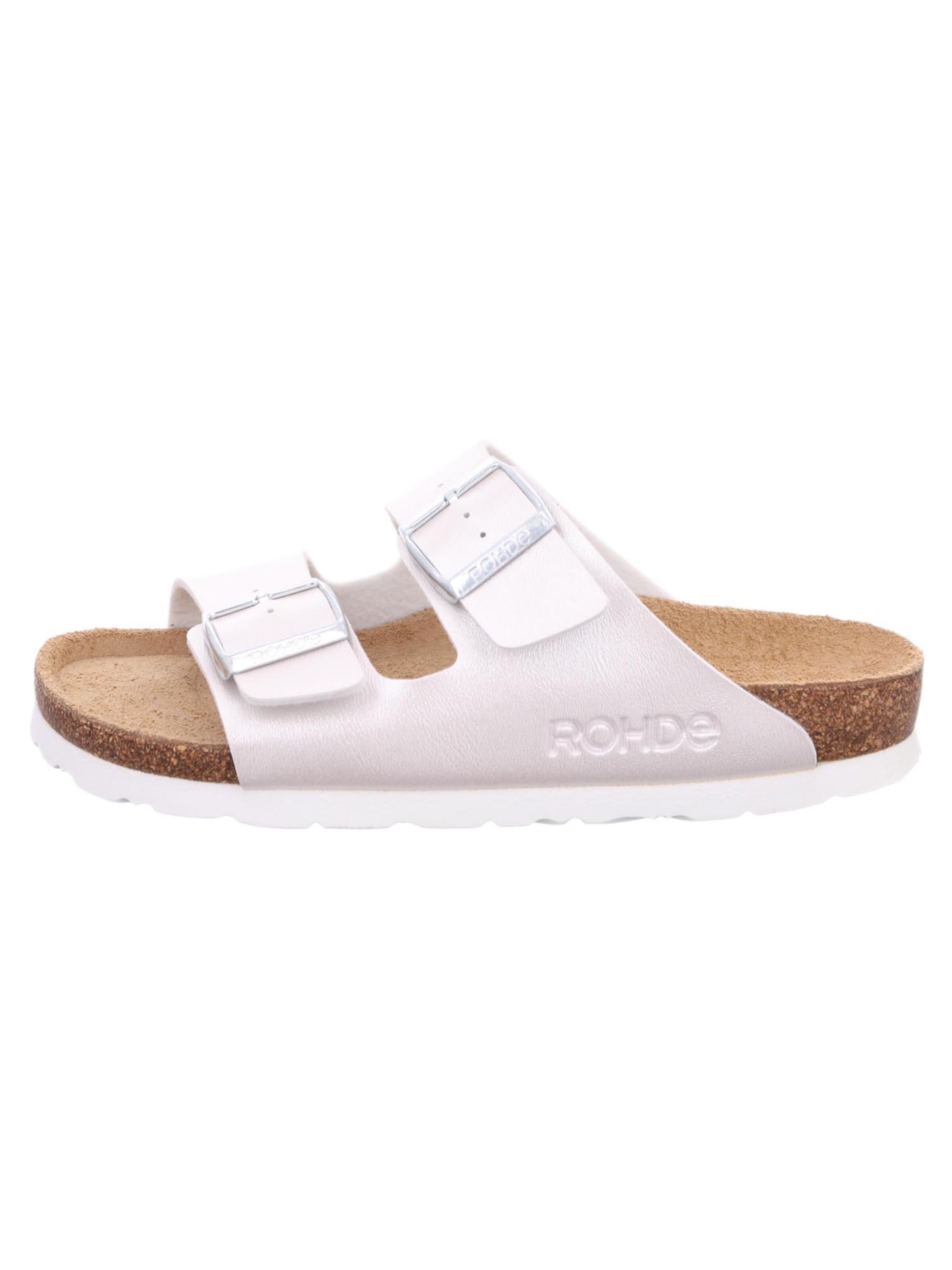 ROHDE Mules 'Alba' in Beige: front