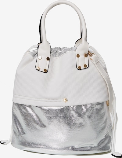 HARPA Tote-Bag in silber / weiß, Produktansicht