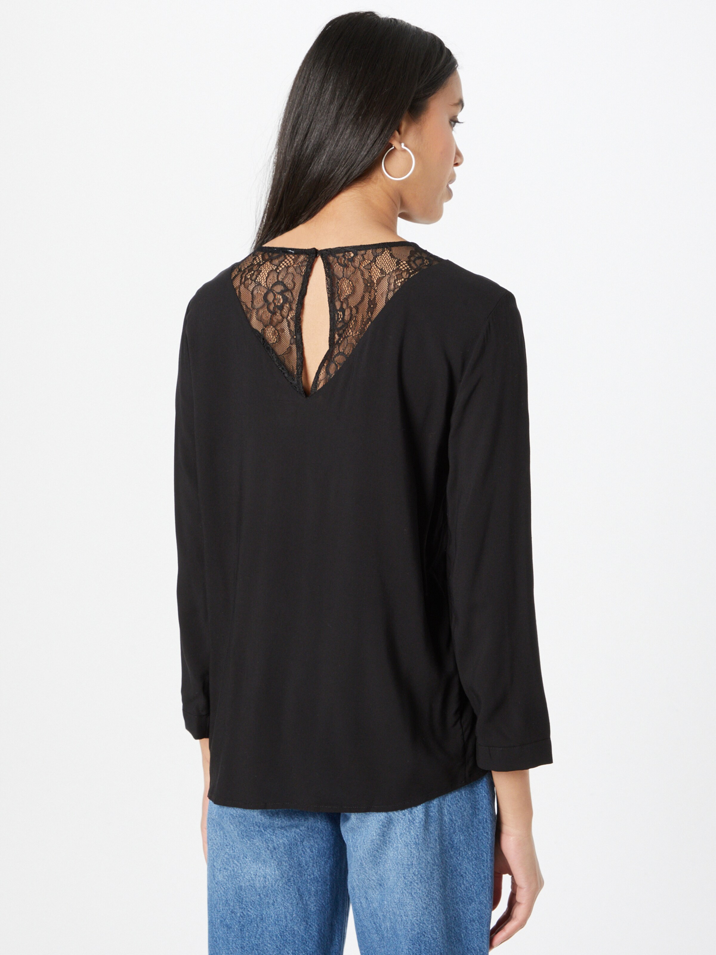 Frauen Große Größen VERO MODA Bluse 'NAJA' in Schwarz - BU98182 Frauen Große Größen VERO MODA Bluse 'NAJA' in Schwarz - BU98182