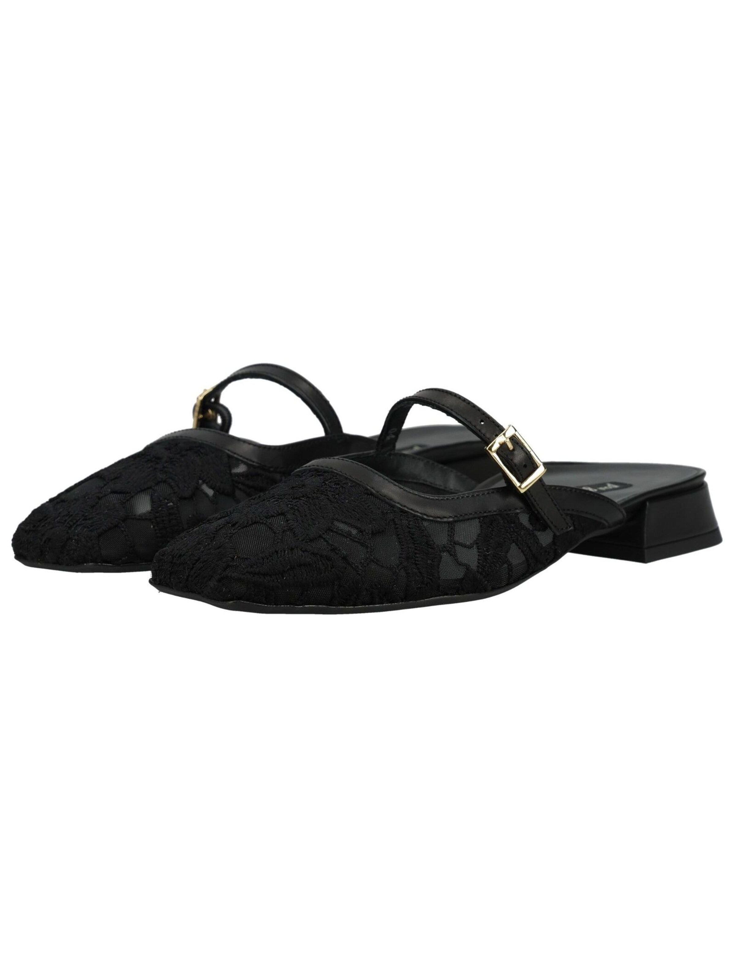 Paul Green Strap ballerina in Black