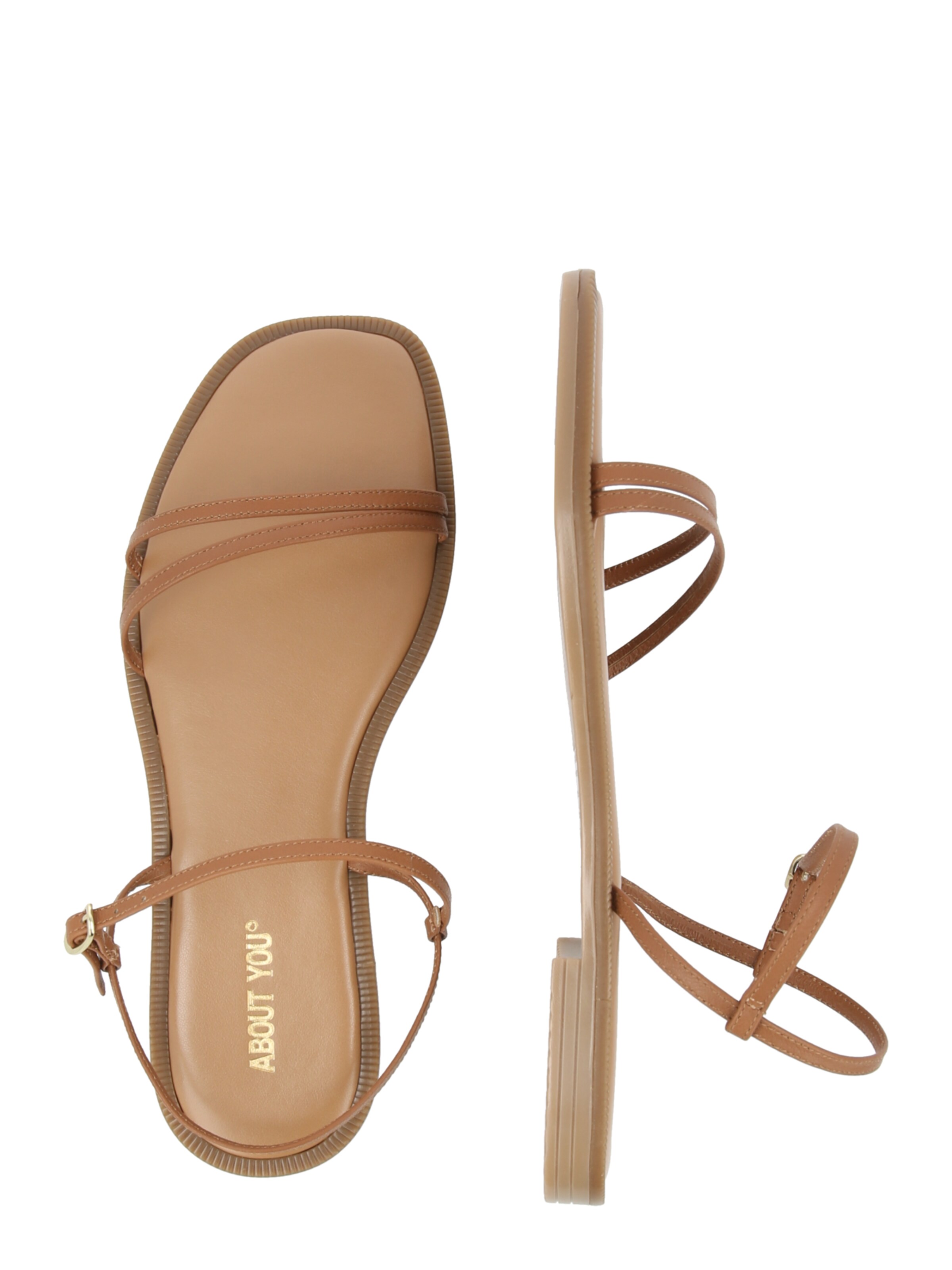 ABOUT YOU Pántos szandál 'Lilian' - barna