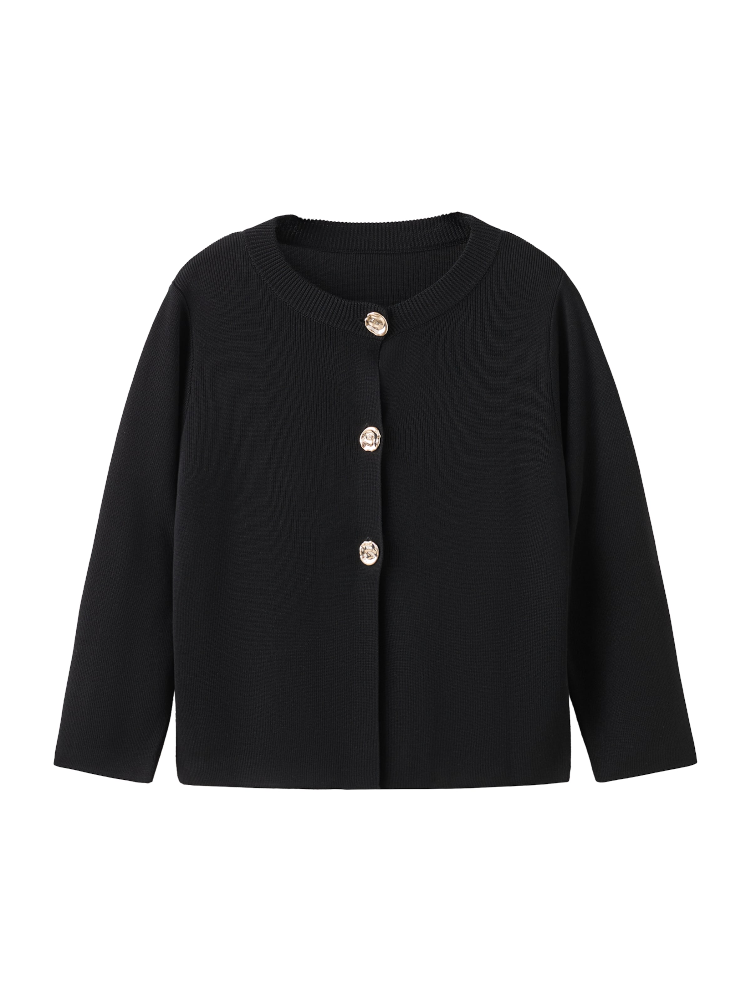 MANGO Kofta 'GOLDBOTA' i svart: framsida