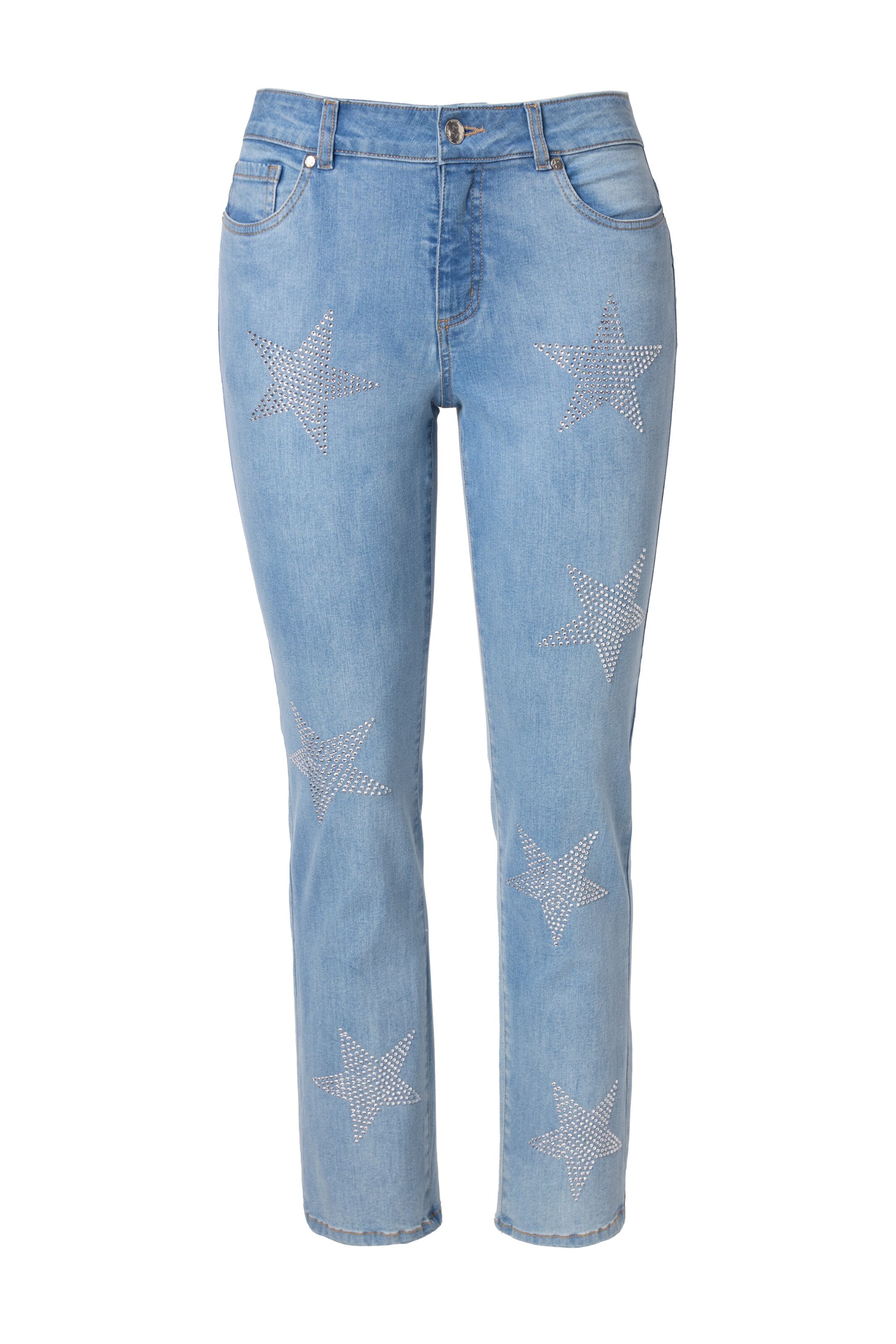 Angel of Style Regular Jeans in Blauw: voorkant