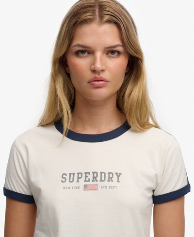 Superdry Shirt in Blue / Wool white, Item view