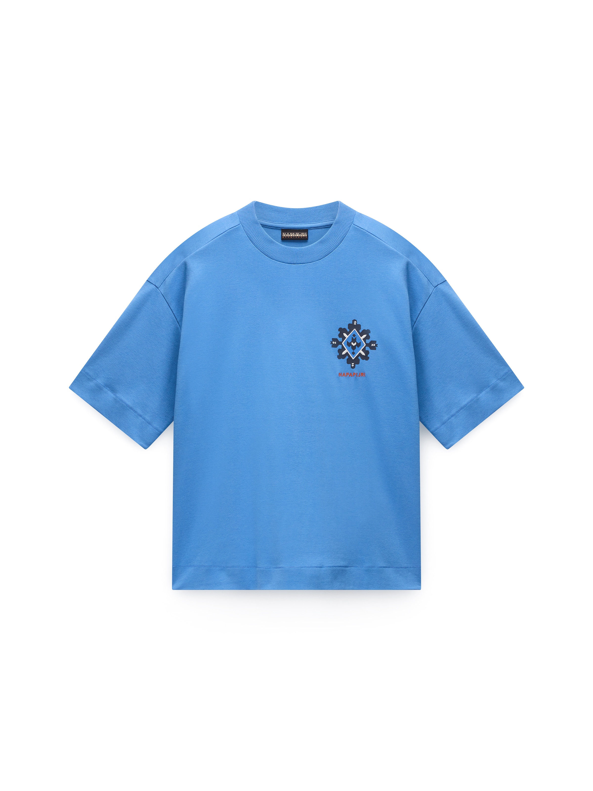 NAPAPIJRI T-shirt 'S-Irto' i blå / mörkblå / röd / vit, Produktvy