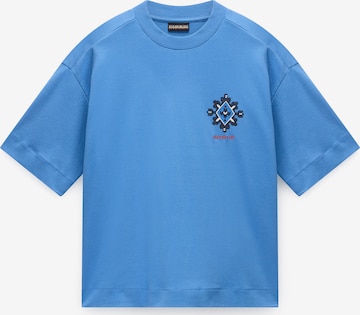 mėlyna NAPAPIJRI Marškinėliai 'S-Irto': priekis