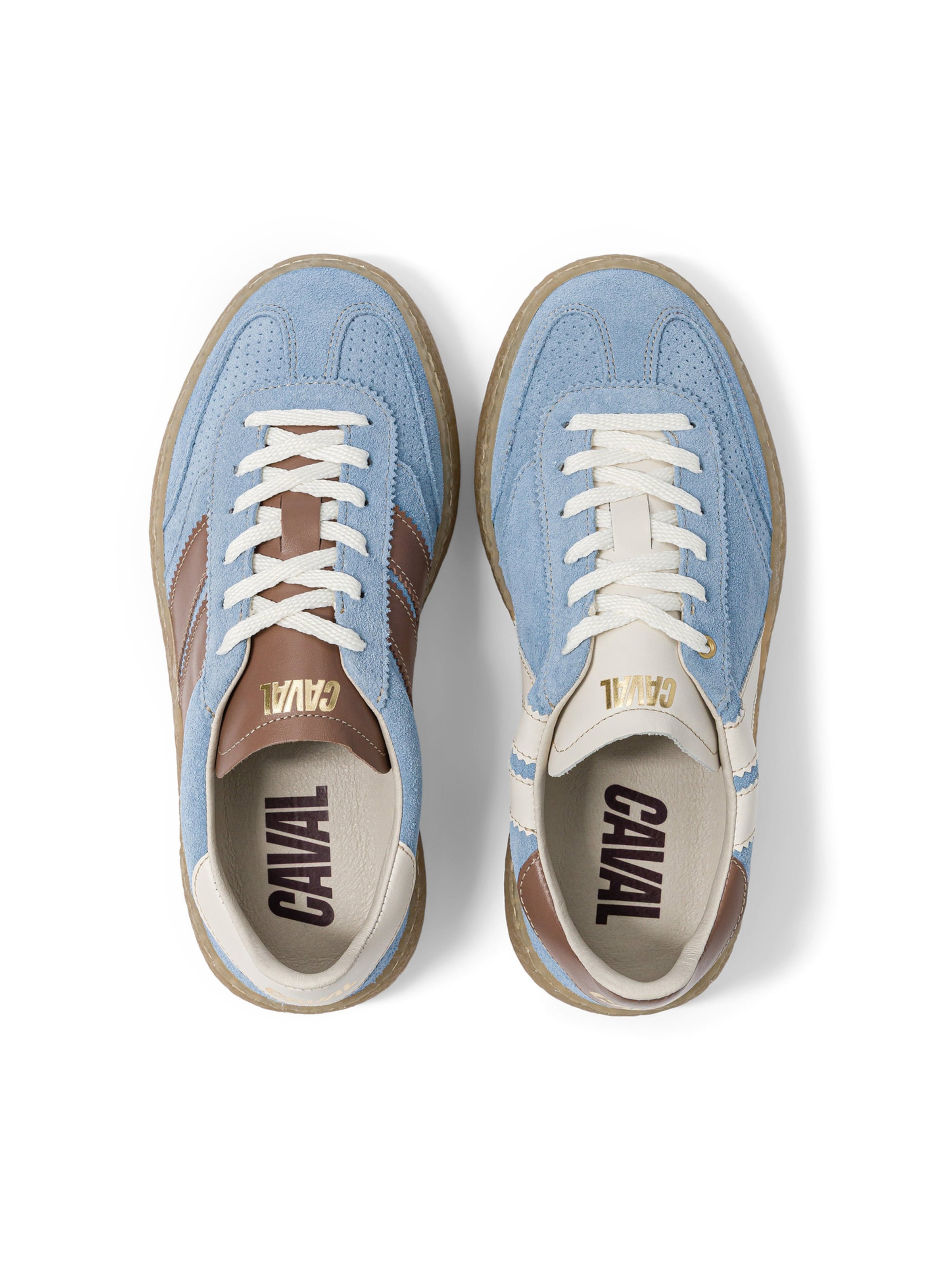 Caval Veterschoen ' HIGH PULSE ' in Blauw: bovenkant