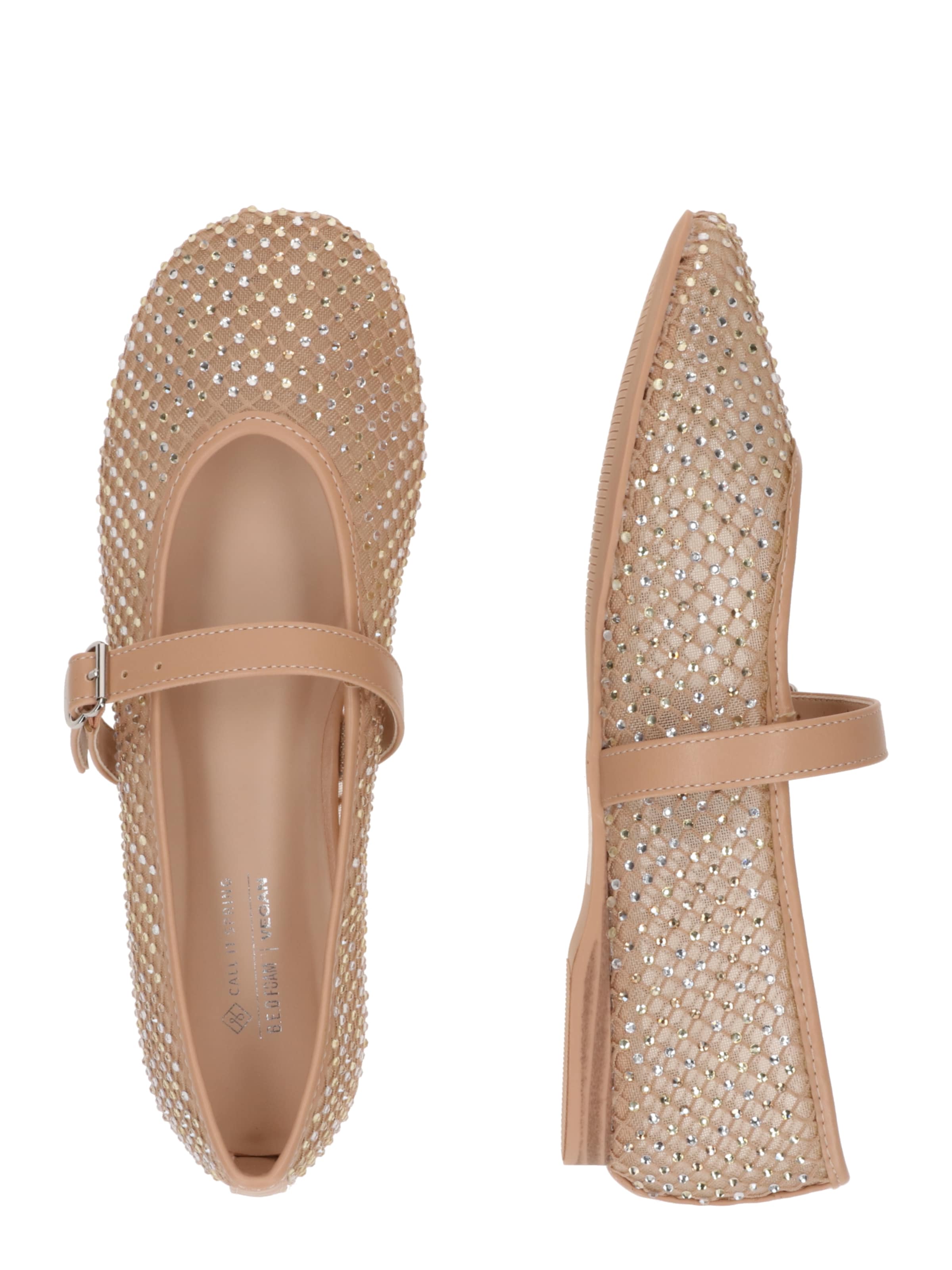 CALL IT SPRING Балетки с ремешком 'ELYIAA' в Бежевый