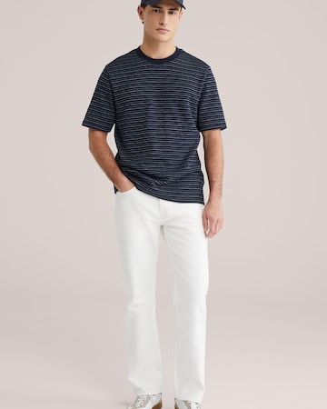 WE Fashion Štandardný strih Džínsy - Biela