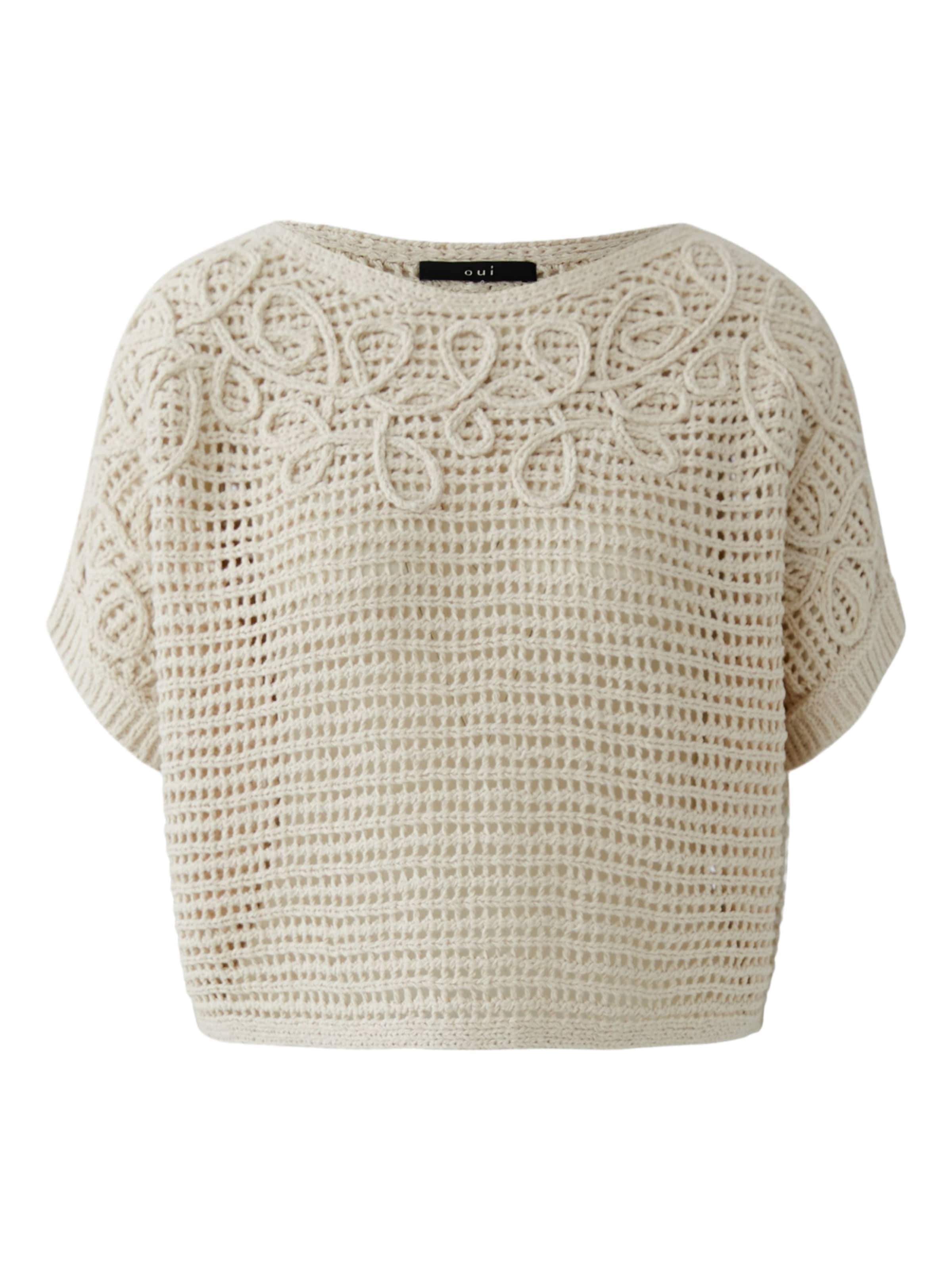 OUI Sweater in Beige: front