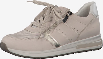 MARCO TOZZI Sneakers laag in Beige: voorkant