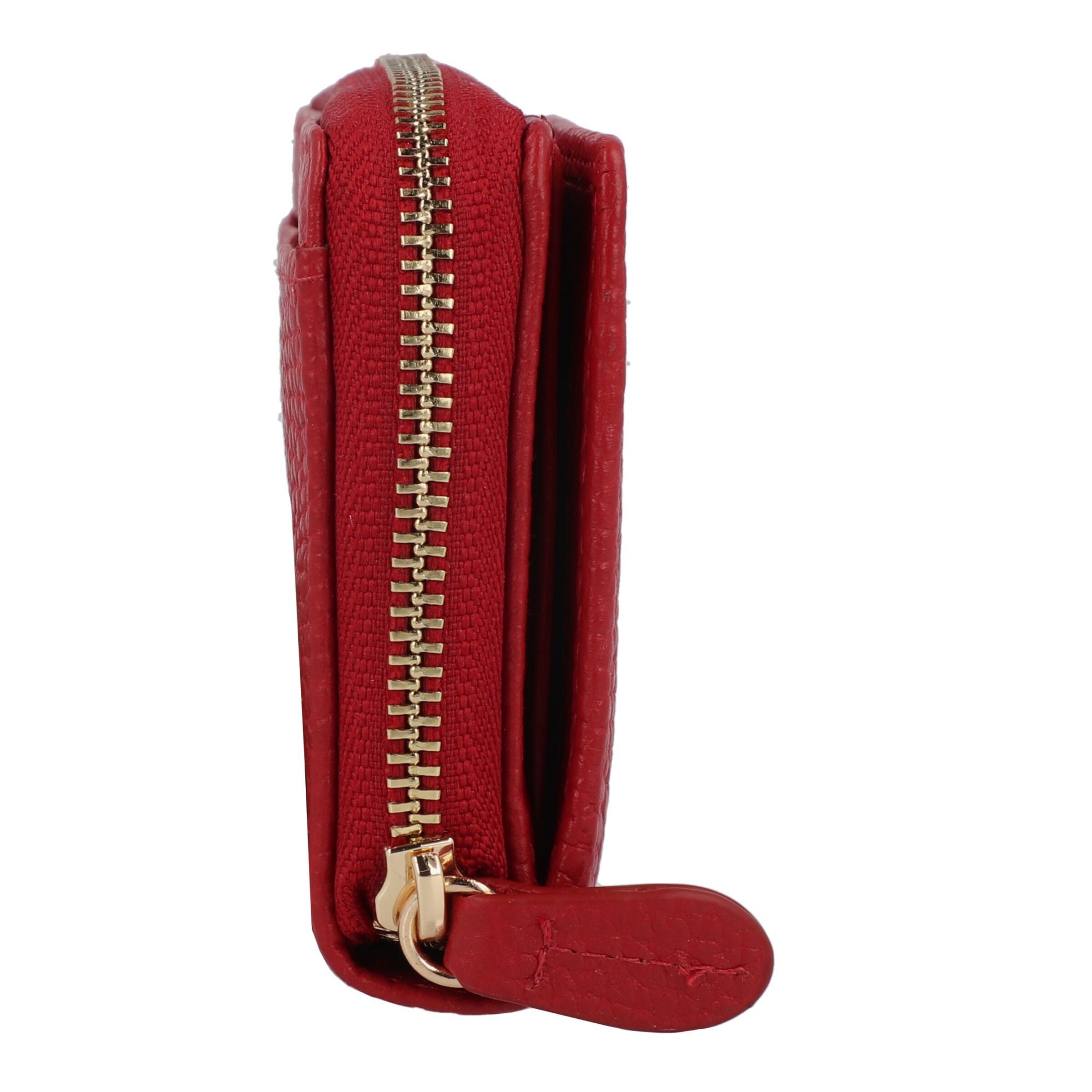 Portamonete di Braun Büffel in rosso